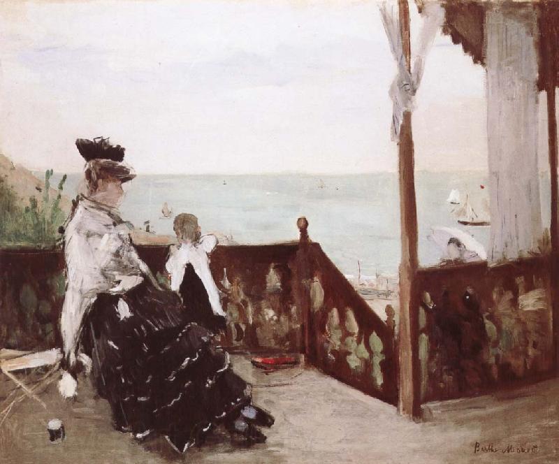 Berthe Morisot Seaside Norge oil painting art